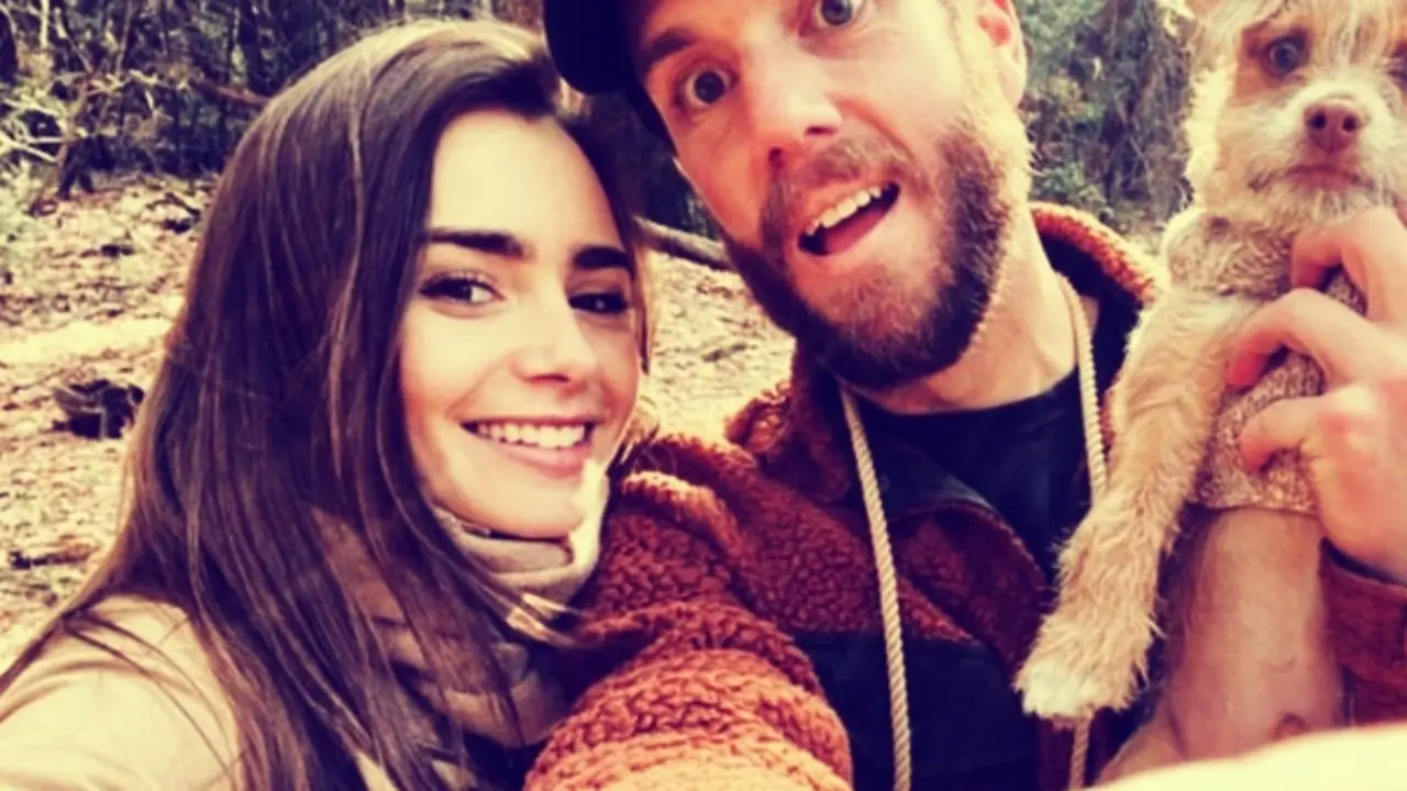 Lily Collins y Charlie McDowell, actores. RR SS.