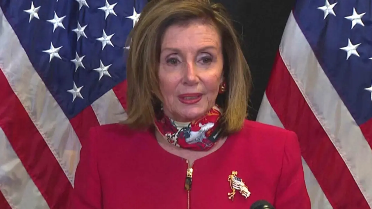 Nancy Pelosi, expresidenta de la C&aacute;mara de Representantes. RR SS.