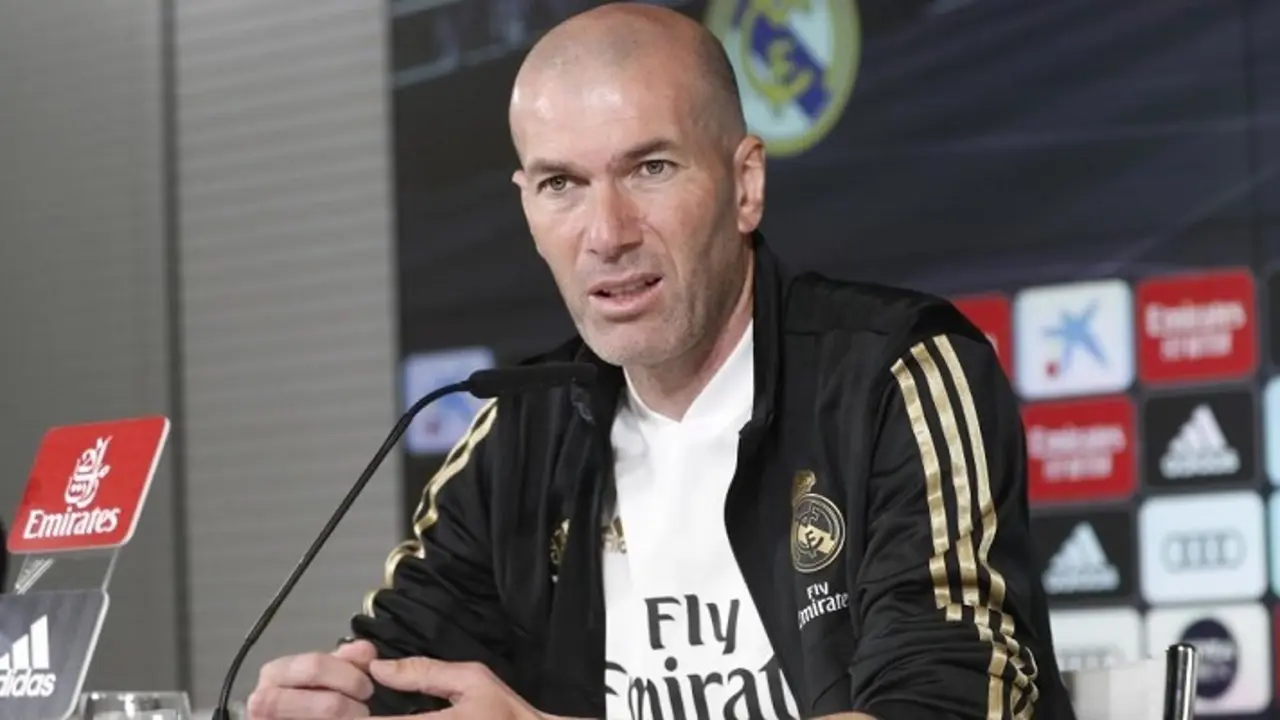 Zinedine Zidane, entrenador del Real Madrid. / RRSS.