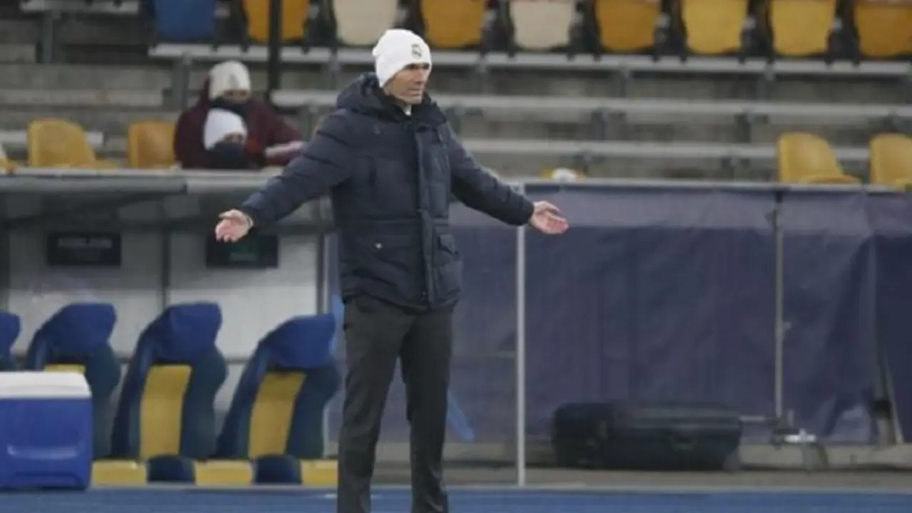 Zinedine Zidane, entrenador del Real Madrid. / Twitter