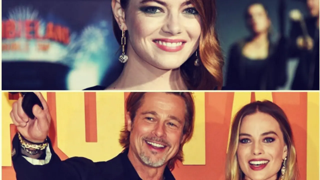 Emma Stone, Brad Pitt y Margot Robbie. / RR SS.