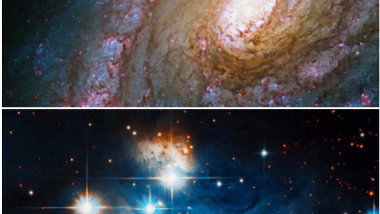 Im&aacute;genes capturadas por el telescopio Hubble. NASA. 
