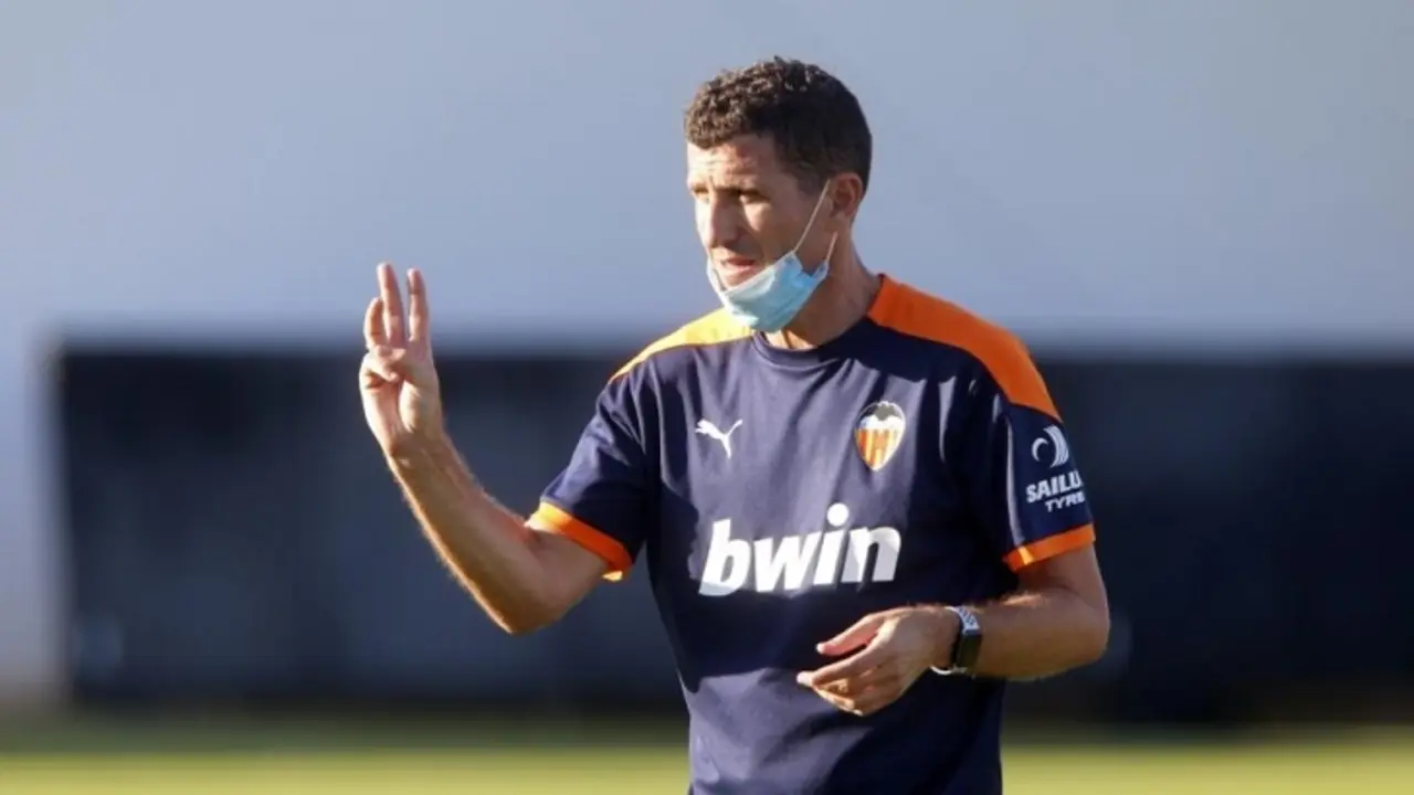 Javi Gracia, entrenador del Valencia CF. / RR.SS.