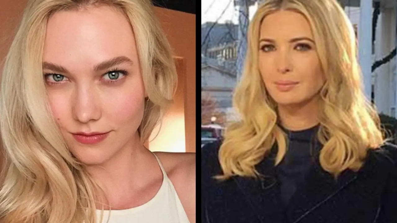 Karlie Kloss, modelo; e Ivanka Trump, empresaria. Instagram.