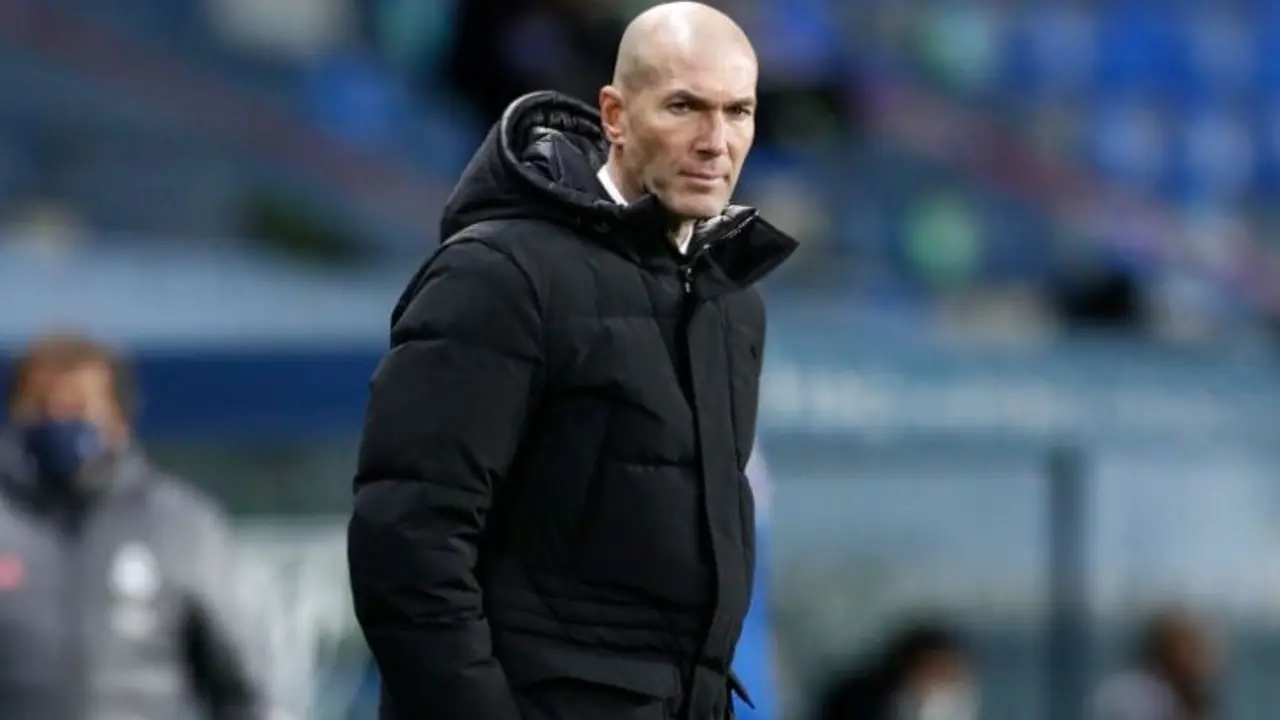 Zinedine Zidane, entrenador del Real Madrid