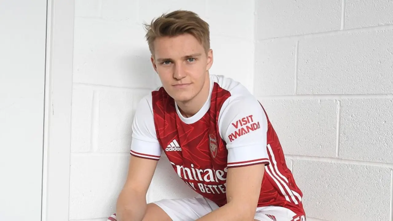 Martin Odegaard, mediocampista del Real Madrid. arsenalfc.com