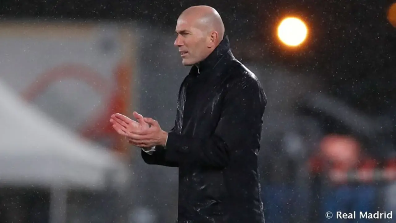 Zinedine Zidane, en su etapa como entrenador del Real Madrid. / Foto: realmadrid.com