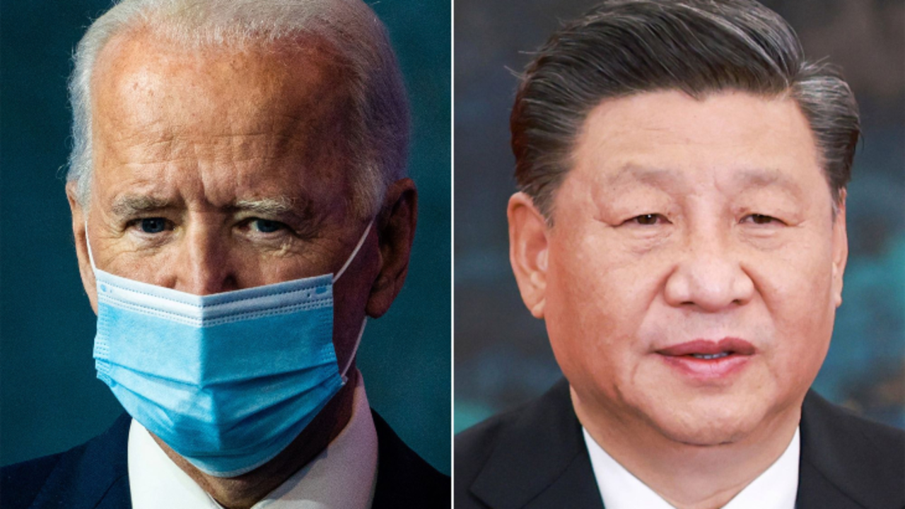 Joe Biden y Xi Jinping. / Twitter.