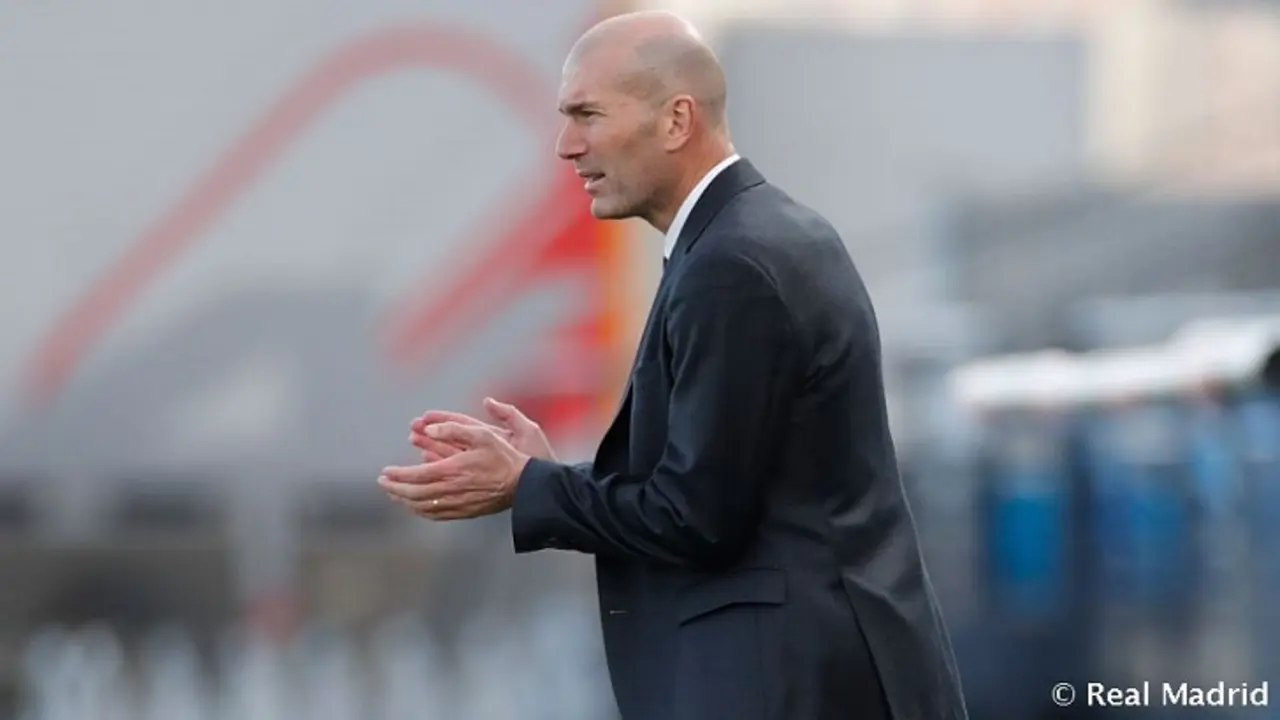 Zinedine Zidane. entrenador del Real Madrid. realmadrid.com
