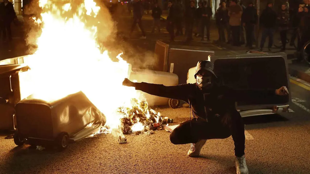 Guerrilla urbana en Barcelona.
