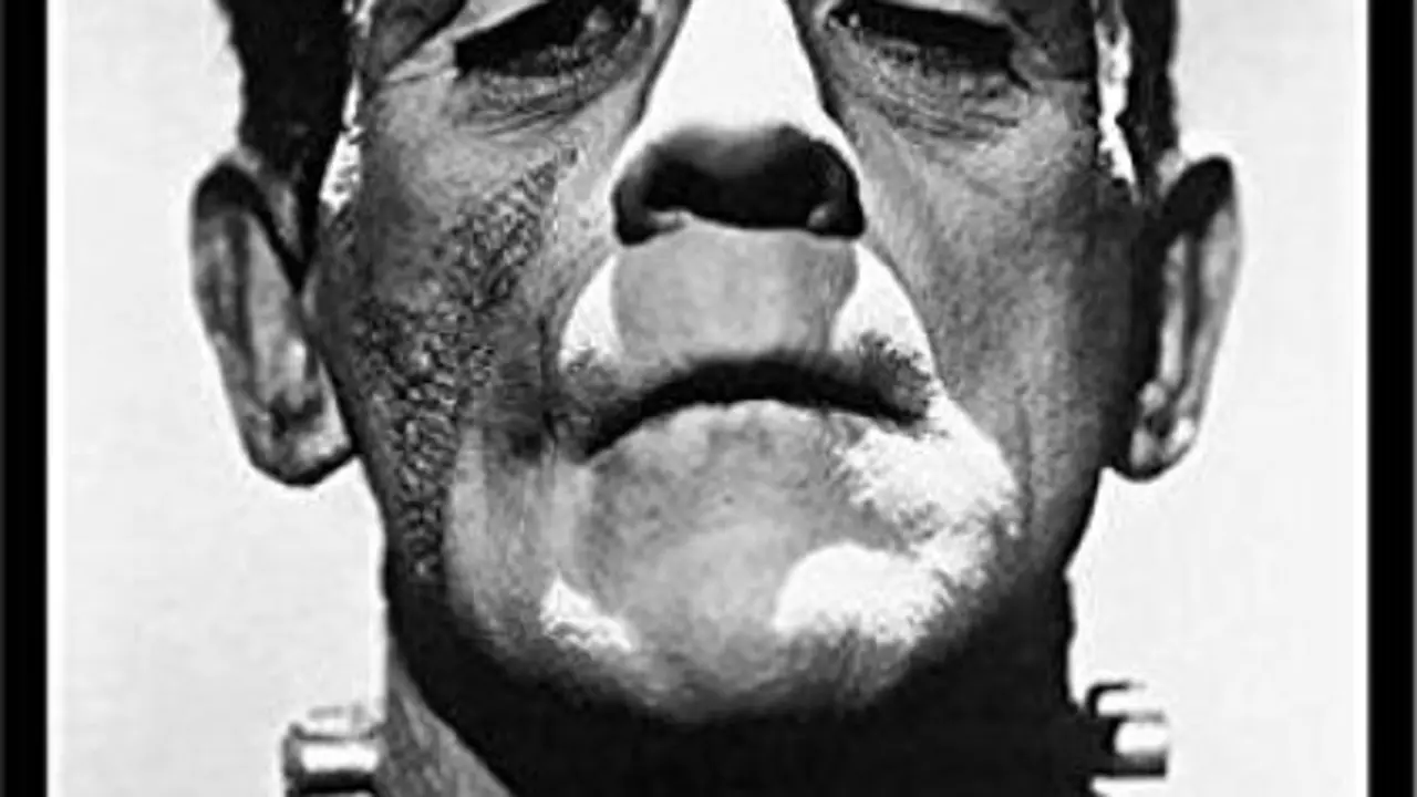 Boris Karloff como el monstruo del Dr. Frankenstein, 1931