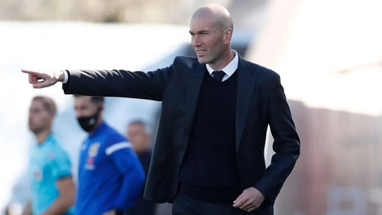 Zinedine Zidane, entrenador del Real Madrid... realmadrid.com