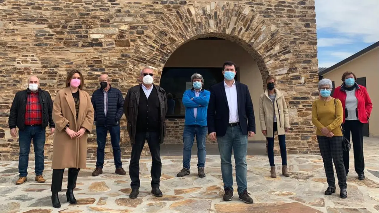 Gonzalo Caballero en Ribas de Sil. / PSdeG-PSOE