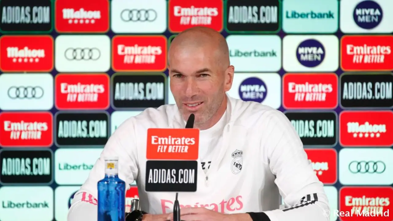 Zinedine Zidane, t&eacute;cnico del Real Madrid.
