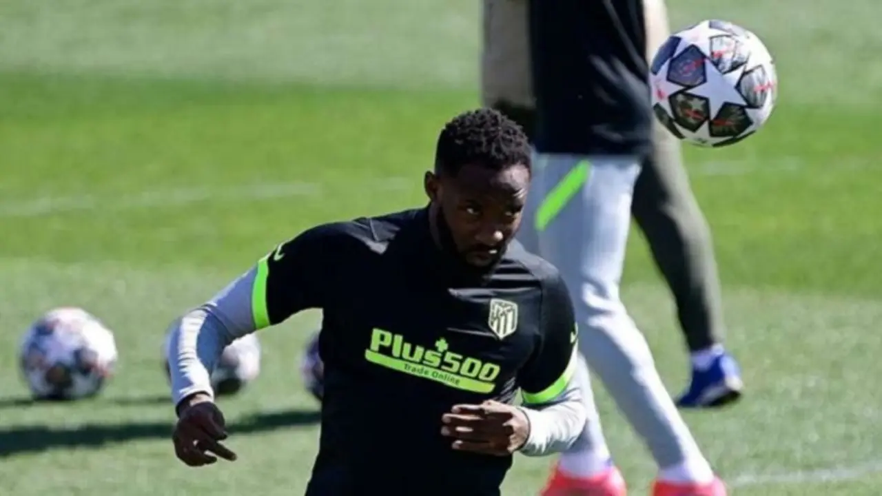 Moussa Demb&eacute;l&eacute;, atacante del Atl&eacute;tico de Madrid. / RR.SS.