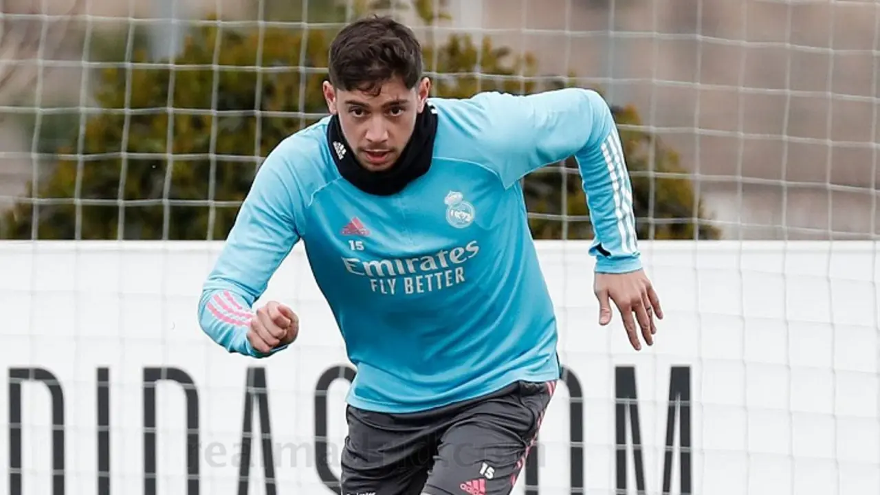 Federico Valberde, mediocampista del Real Madrid. realmadrid.com