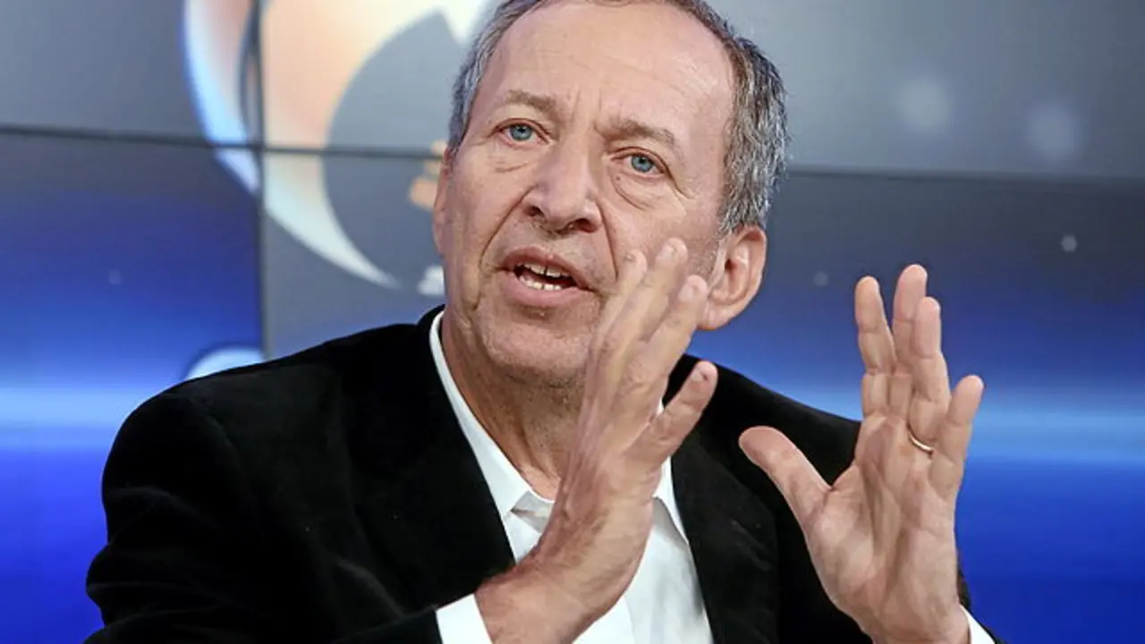 Lawrence H. Summers, en la Reuni&oacute;n Anual del Foro Econ&oacute;mico Mundial en Davos en 2013. / Wikimedia Commons
