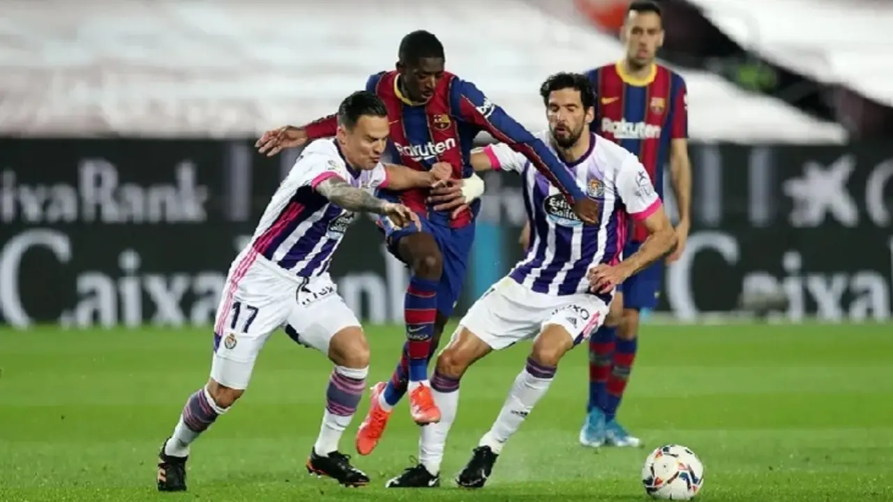Ousmane Demb&eacute;l&eacute;, marc&oacute; el gol de la victoria. / RR.SS.