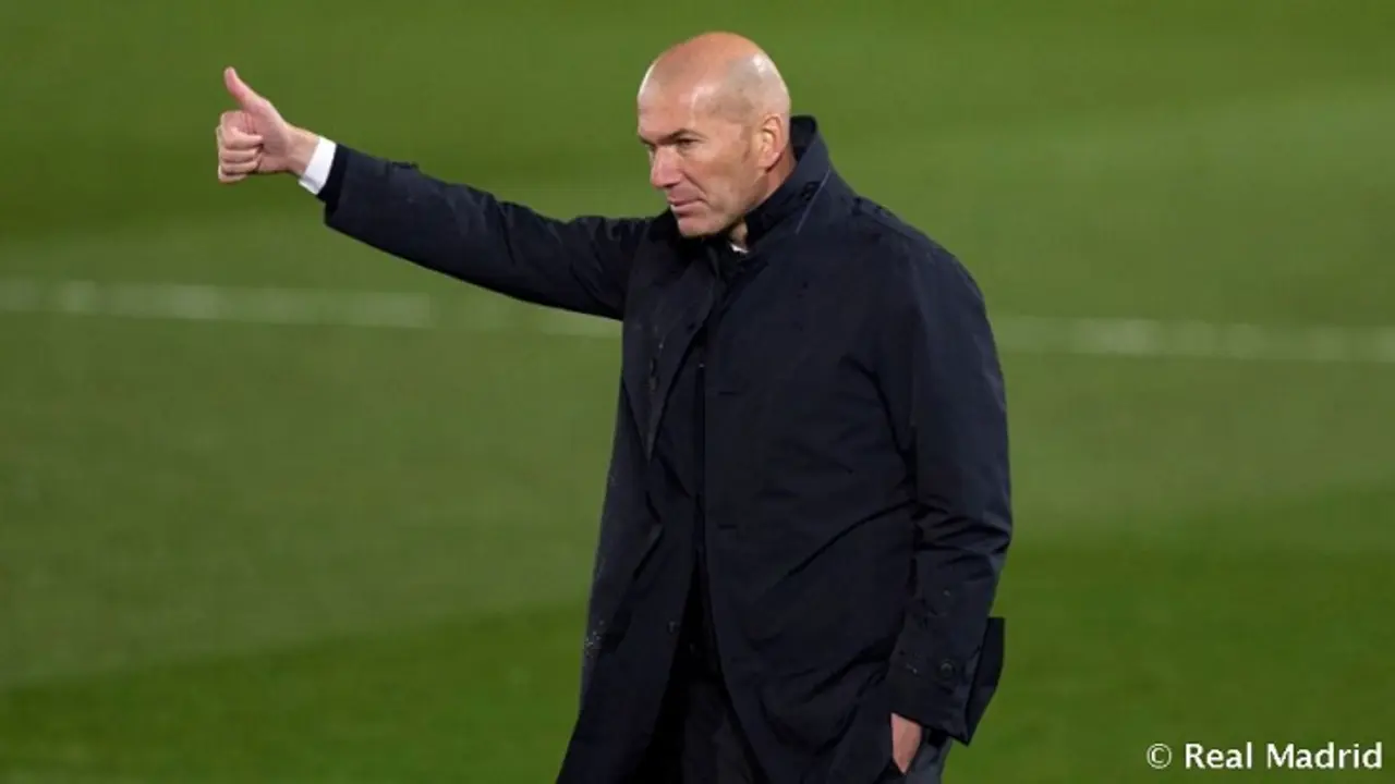 Zinedine Zidane, entrenador del Real Madrid... realmadrid.com