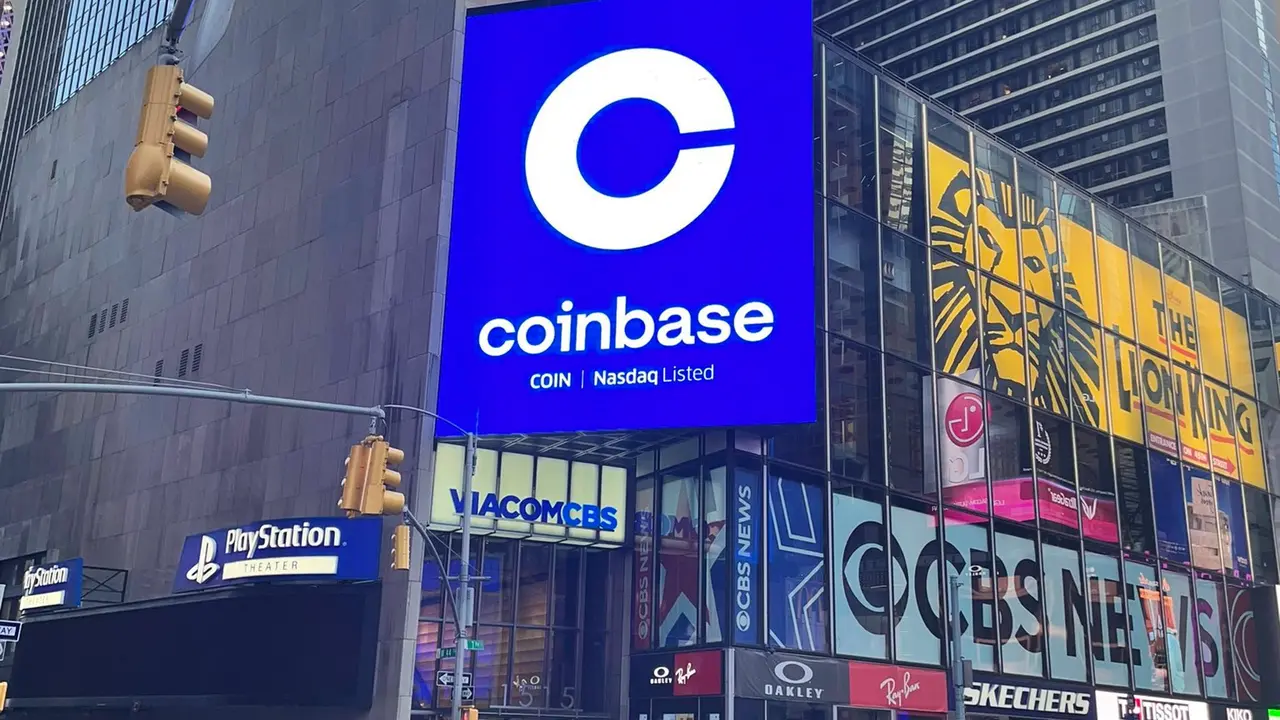Publicidad de Coinbase en Nueva York. / RR SS