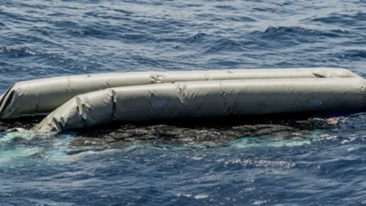 Naufragio de una embarcaci&oacute;n en el mar Mediterr&aacute;neo. / Twitter @SOSMedIntl