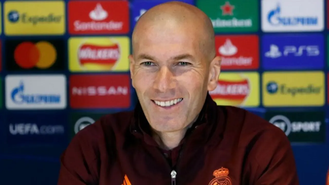 Zinedine Zidane, entrenador del Real Madrid... realmadrid.com