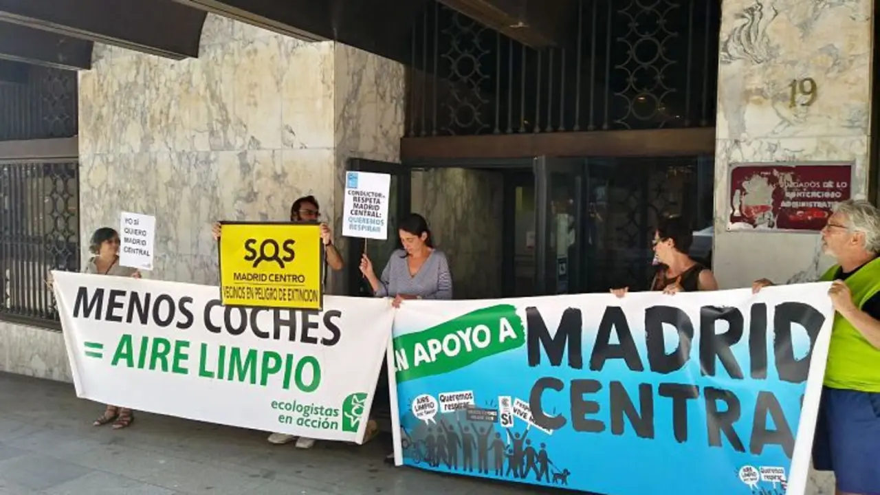 Ecologistas en Acci&oacute;n respaldan el proyecto Madrid Central. / @ecologistas