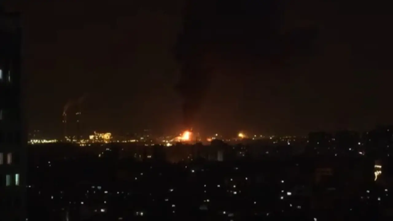 Cohetes lanzados sobre Tel Aviv. / Twitter @Conflicts.