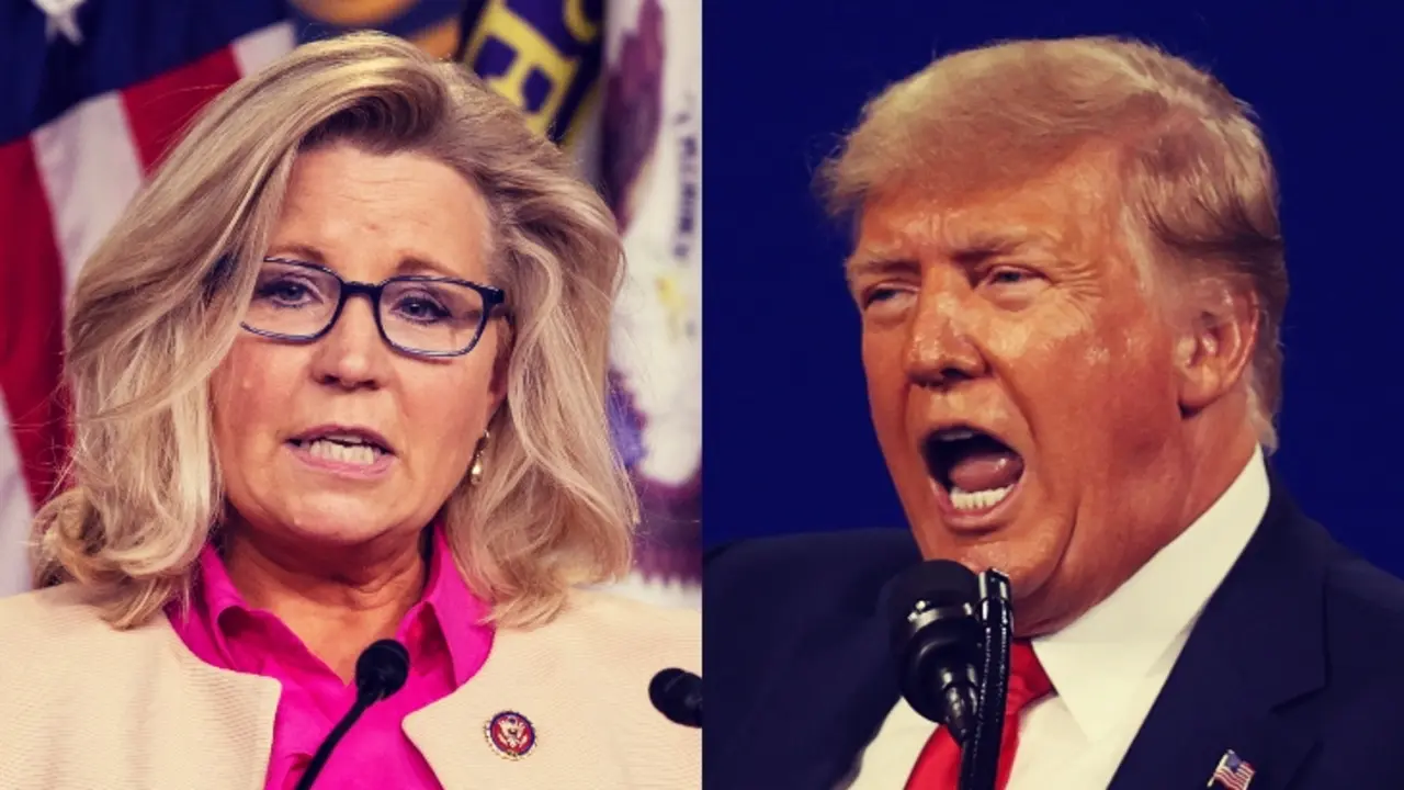 Liz Cheney y Donald Trump. / RR SS.