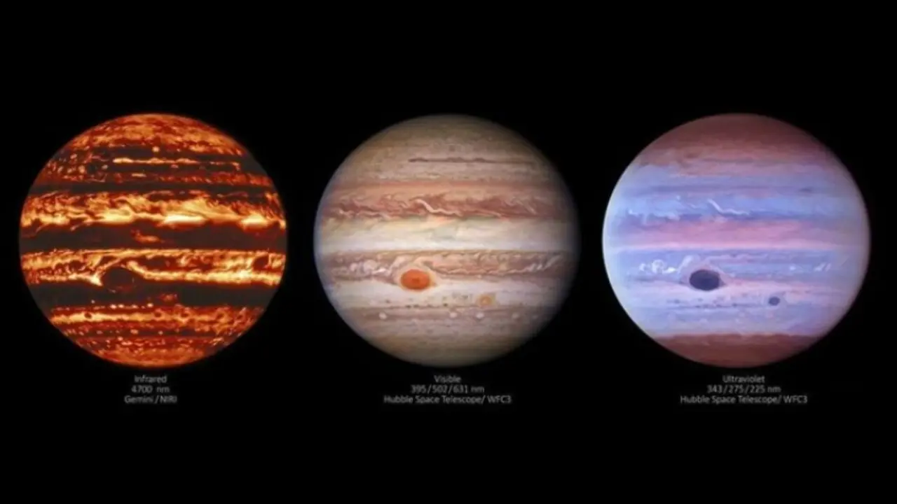 Im&aacute;genes de J&uacute;piter. NASA_ESA_NOIRLab_NSF_AURA_M.H. Wong