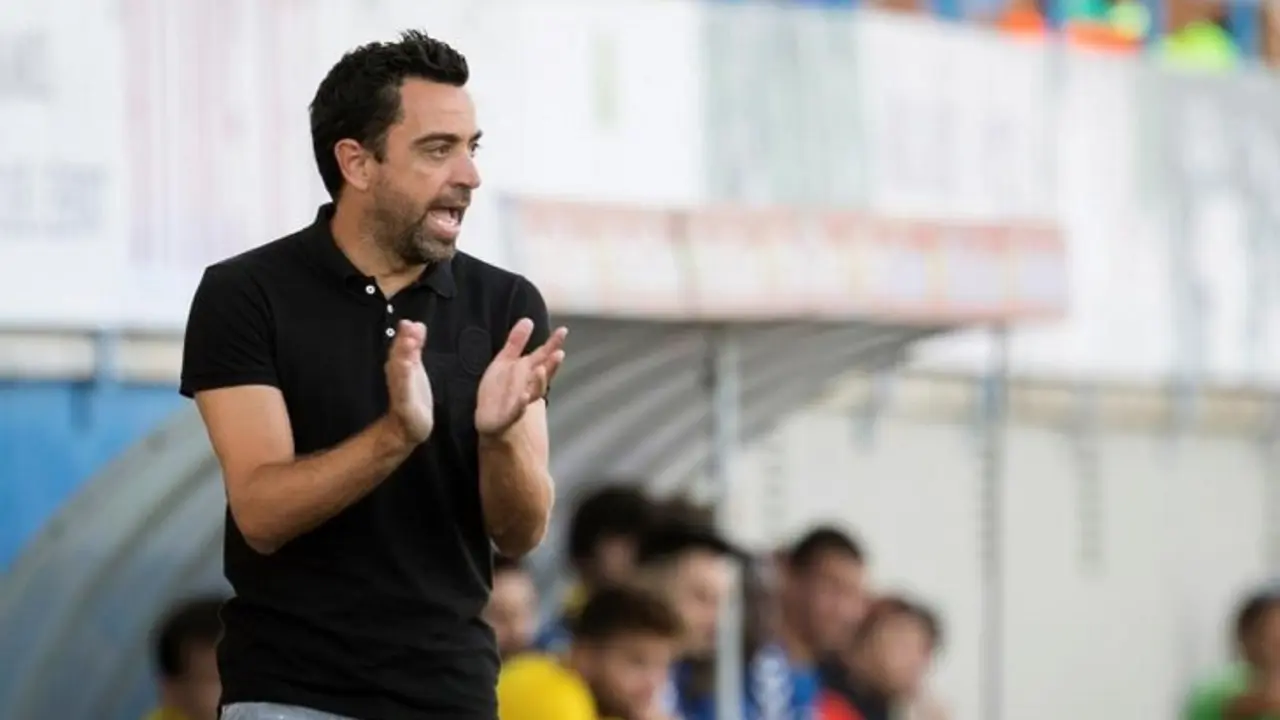 Xavi Hern&aacute;dez, entrenador del Al Sadd de Qatar. / Twitter