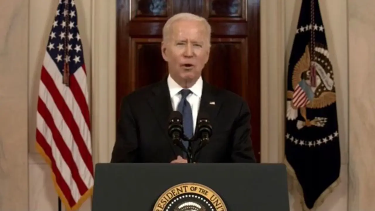 Joe Biden, declara en la TV. / Twitter