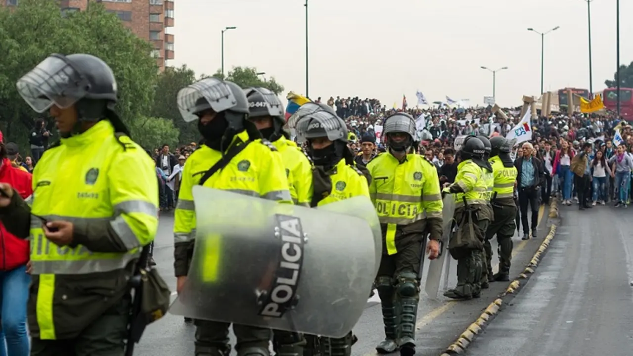 Colombia protesta. Fuente http://pixabay.com
