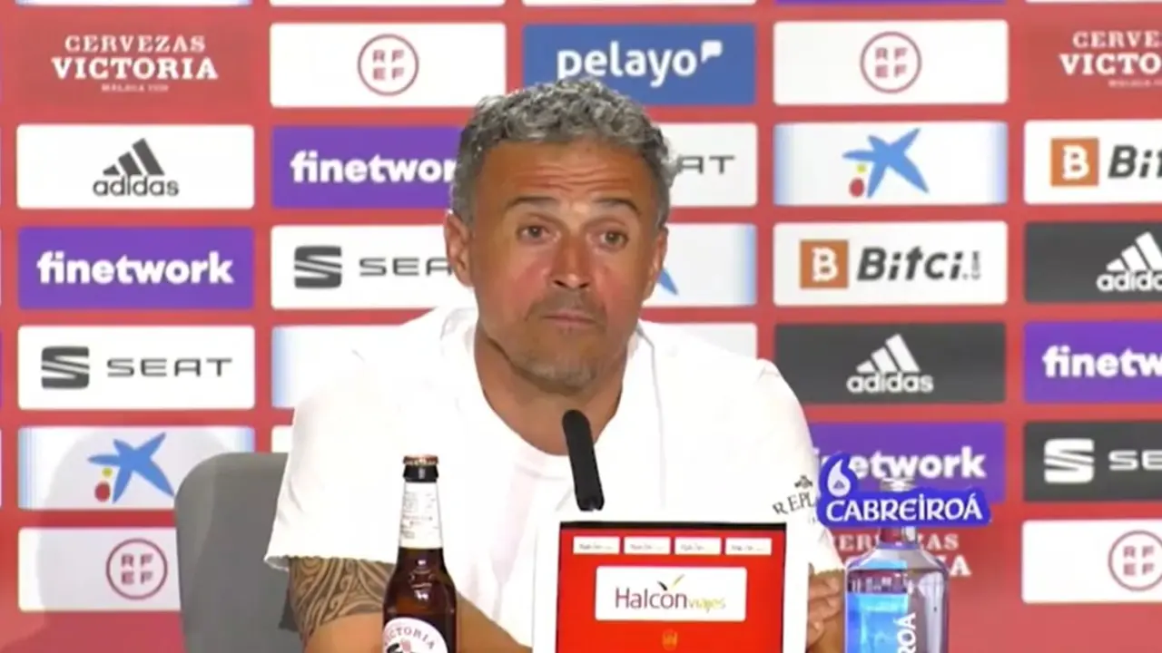 Luis Enrique, entrenador de la selecci&oacute;n de Espa&ntilde;a.... RR.SS