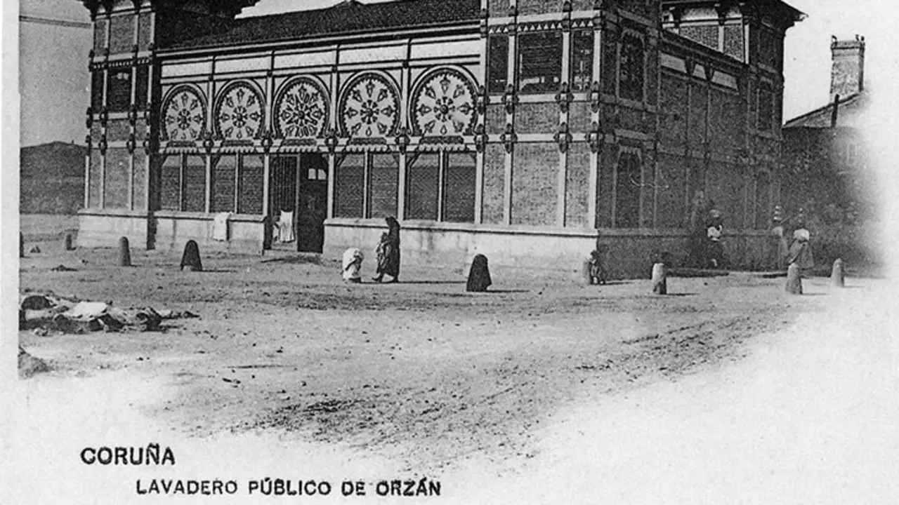 H. y Menet - 1.902 - Lavadero p&Atilde;&ordm;blico de Orz&Atilde;&iexcl;n