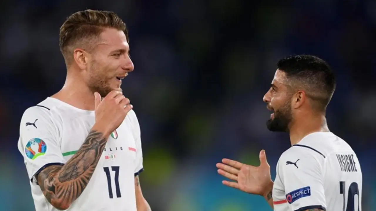 Inmobile e Insigne, delantero de Italia. uefa.com