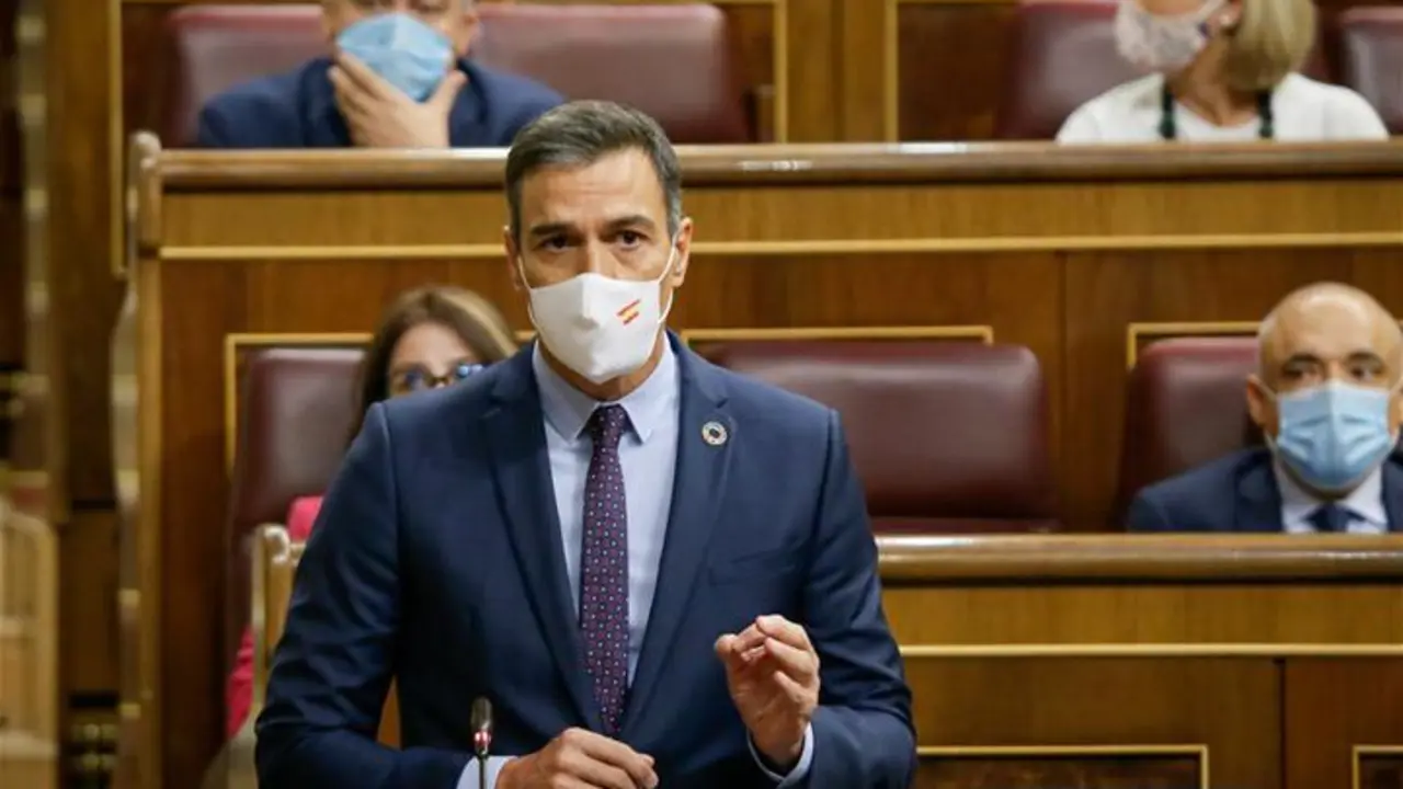 El presidente Pedro S&aacute;nchez en el Congreso. / Mundiario