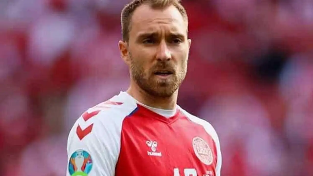 Cristian Eriksen, jugador de la Selecci&oacute;n de Dinamarca. / Twitter