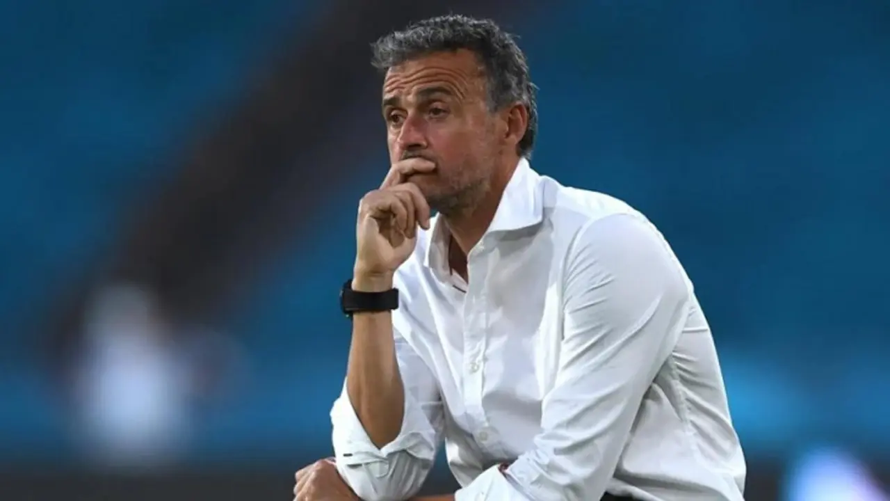 Luis Enrique, entrenador de la selecci&oacute;n espa&ntilde;ola. / @SEFutbol
