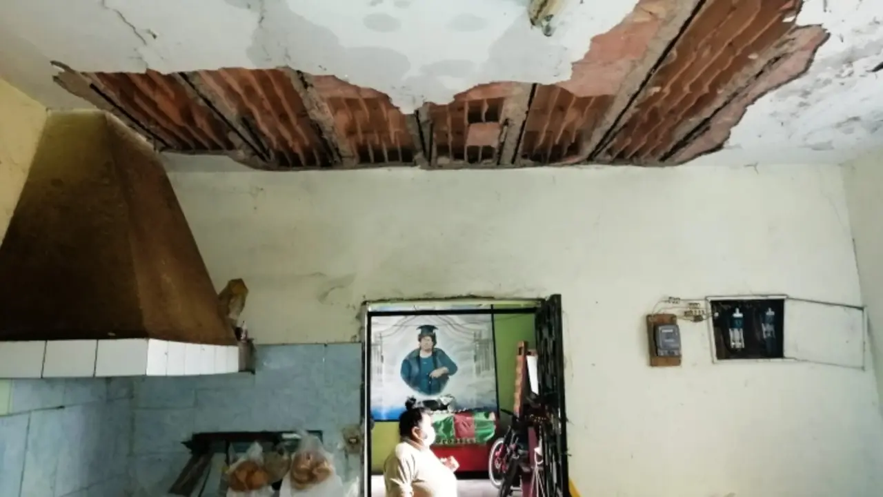 Viviendas afectadas por el sismo en Per&uacute;. Twitter @indeciperu (1)