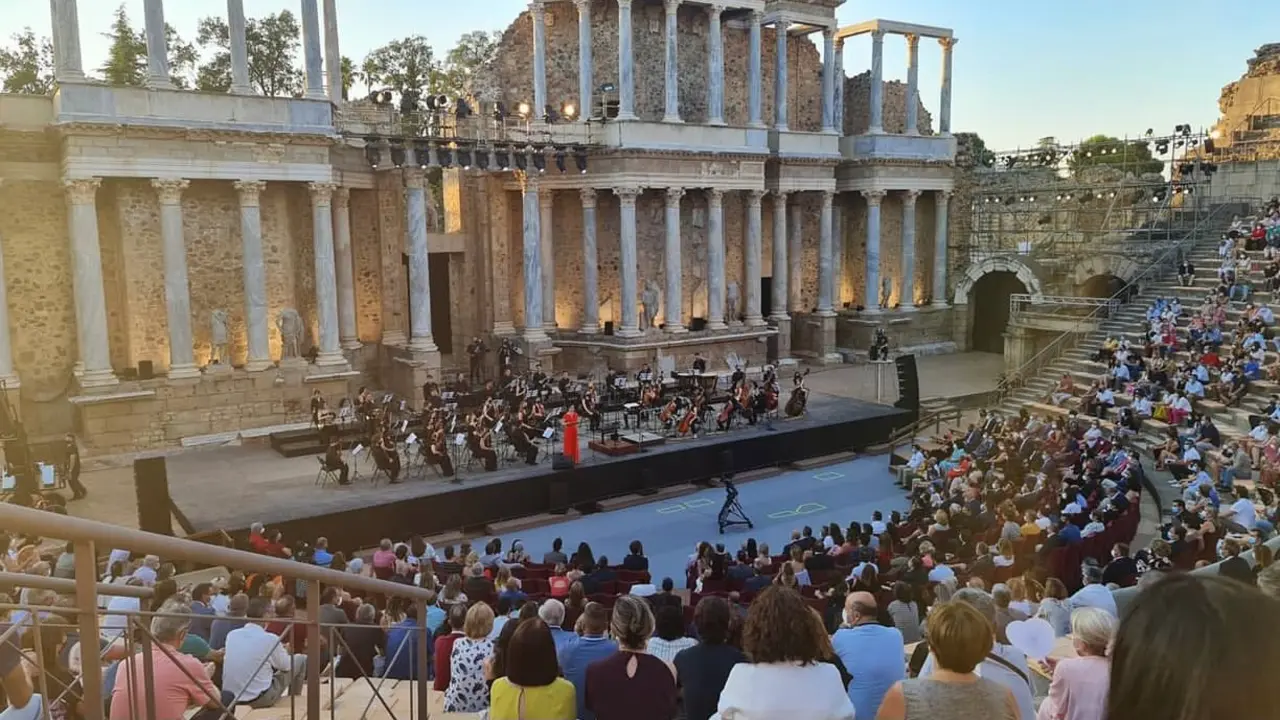 Teatro romano de M&eacute;rida/  IG @festivaldemerida
