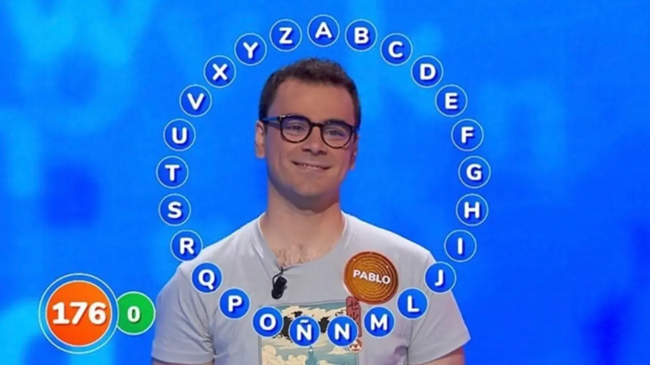 Pablo D&iacute;az, ganador de El Rosco Pasapalabra / IG @pasapalabra