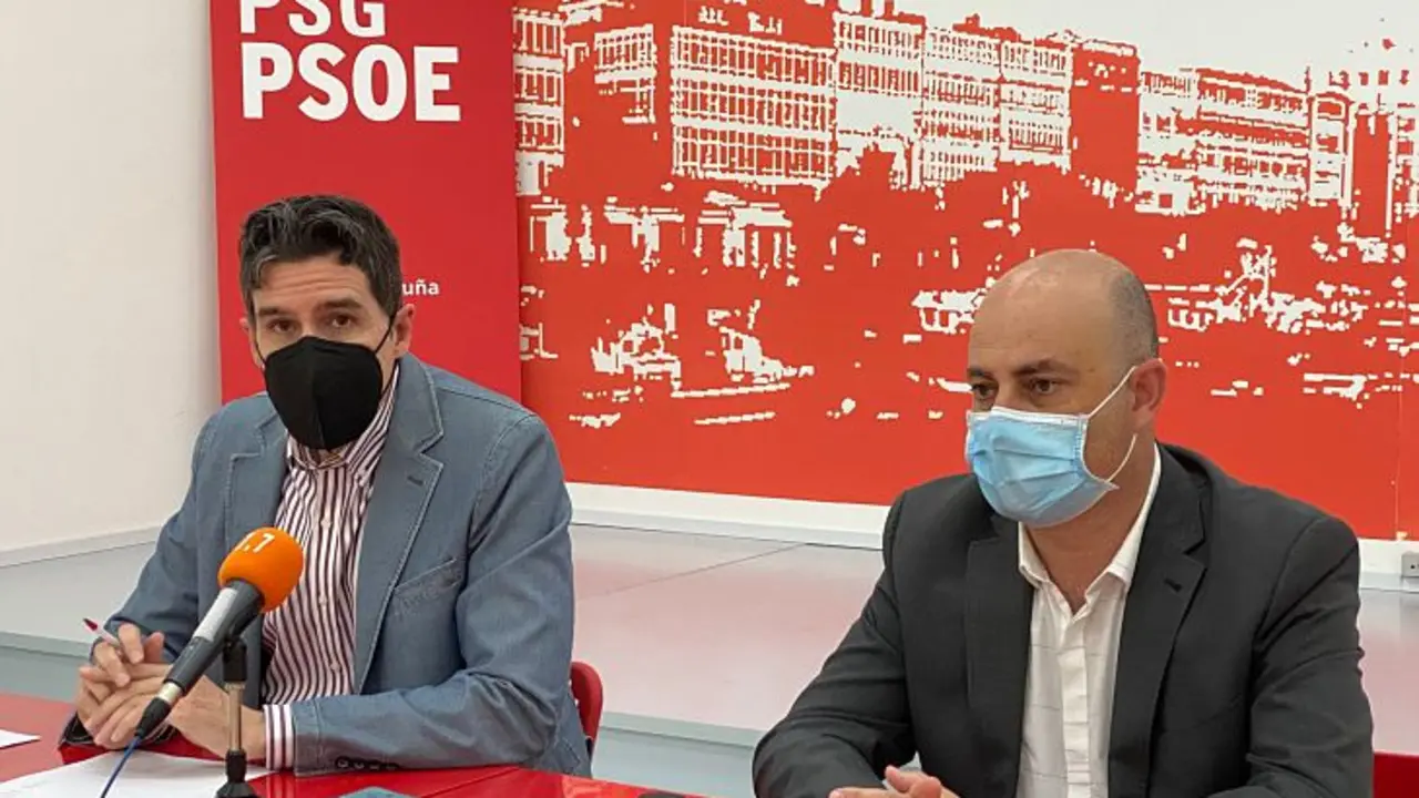 Pablo Arangüena y Diego Taibo. / PSdeG-PSOE