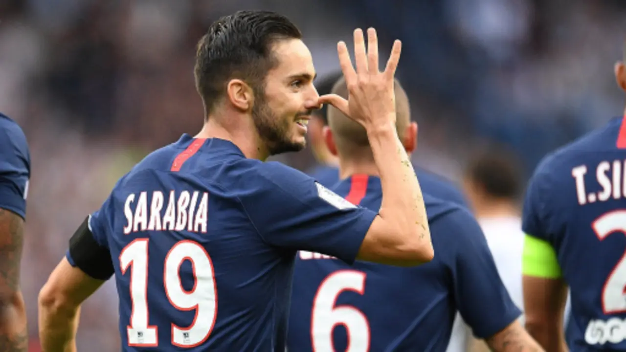 Pablo Sarabia, con la camiseta del PSG. transfermarkt.com