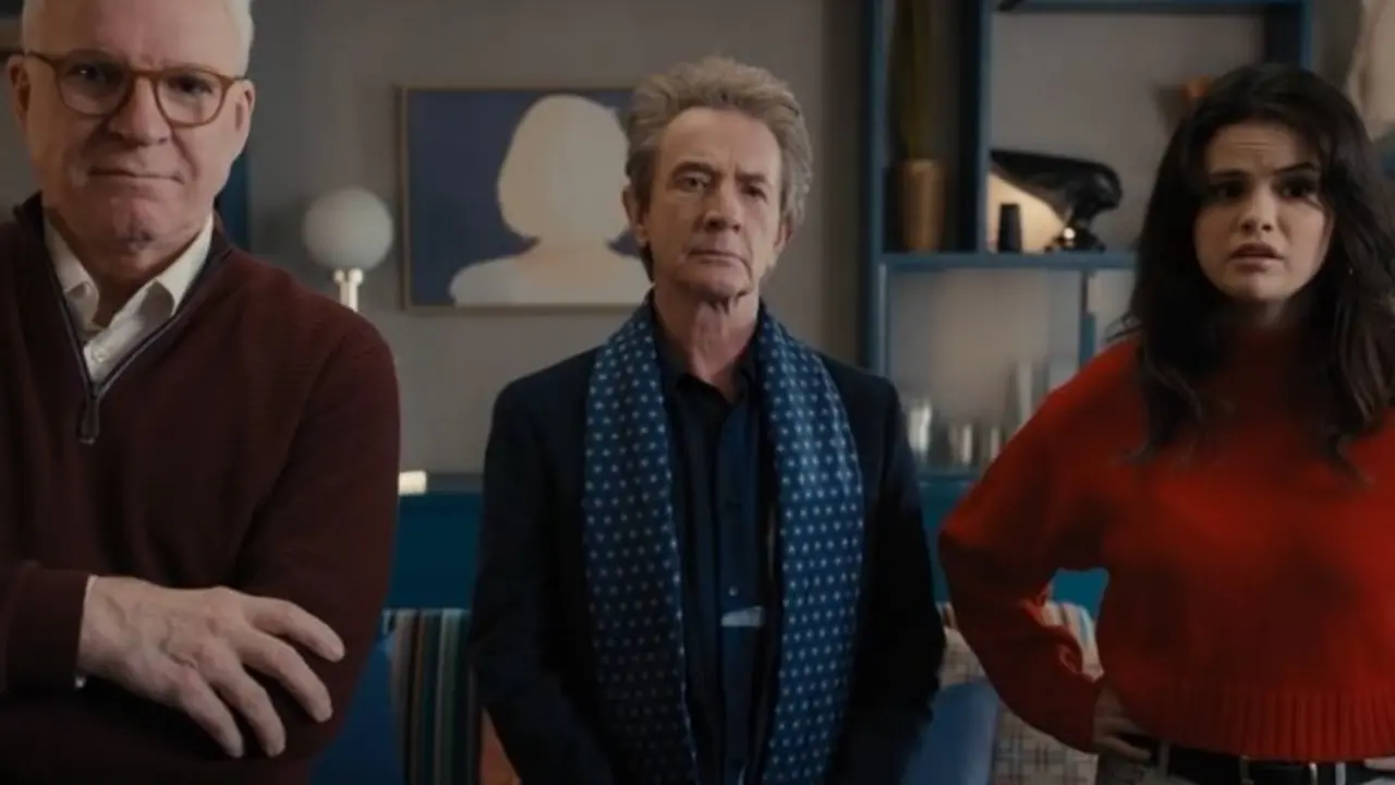 Steve Martin, Selena Gomez y Martin Short en Only Murders in the Building. / RRSS.