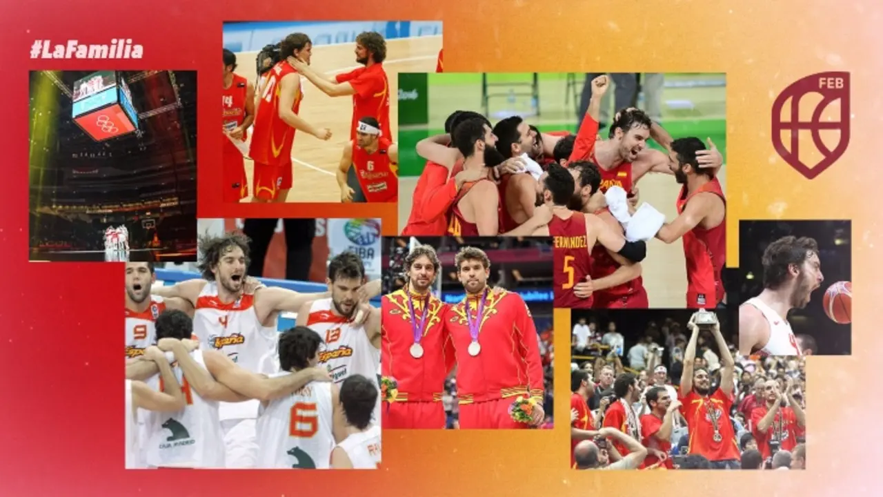 Selecci&oacute;n espa&ntilde;ola de baloncesto. Twitter @paugasol