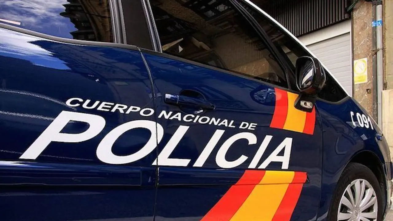 Coche de la Polic&iacute;a Nacional. / Twitter