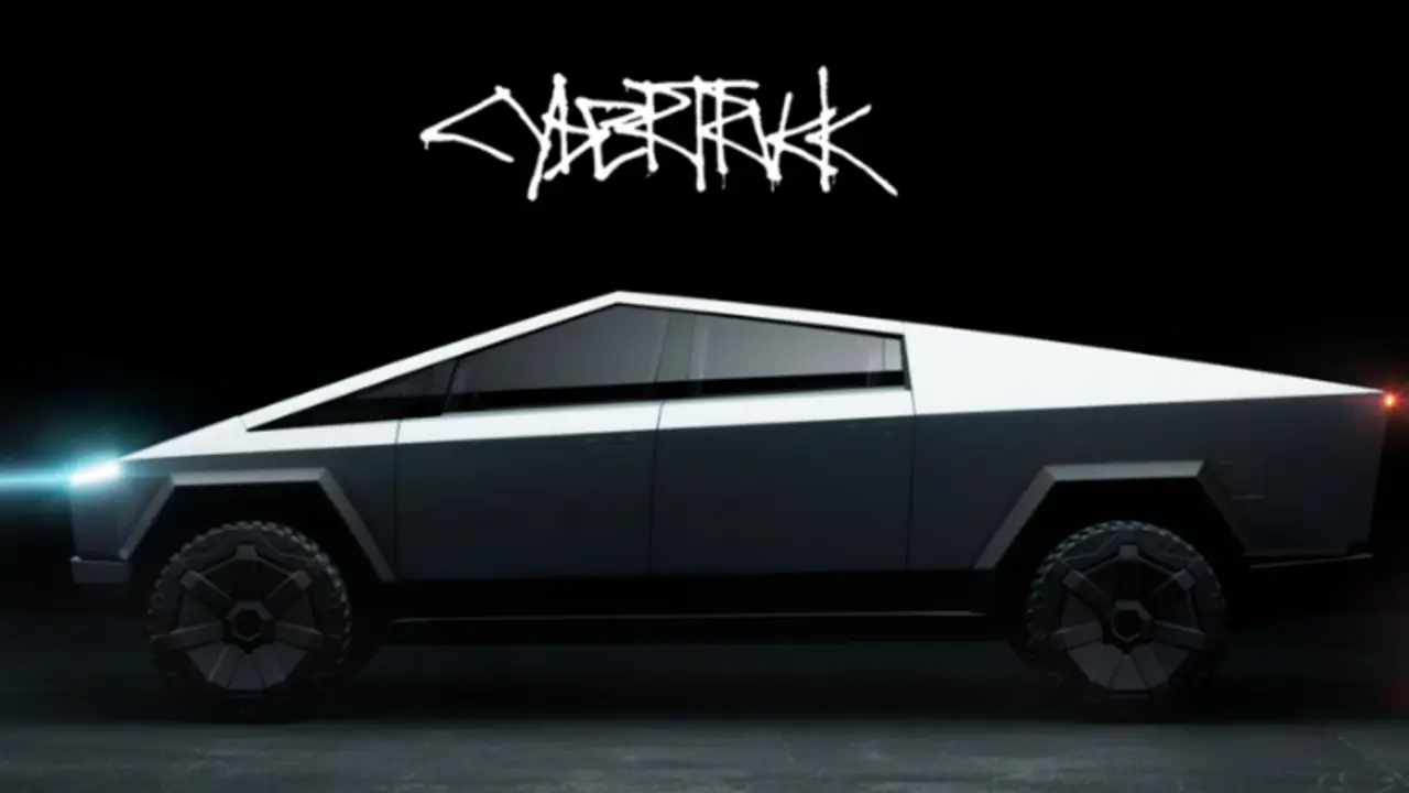 Cybertruck, la camioneta pickup el&eacute;ctrica de Tesla. / Tesla.com.
