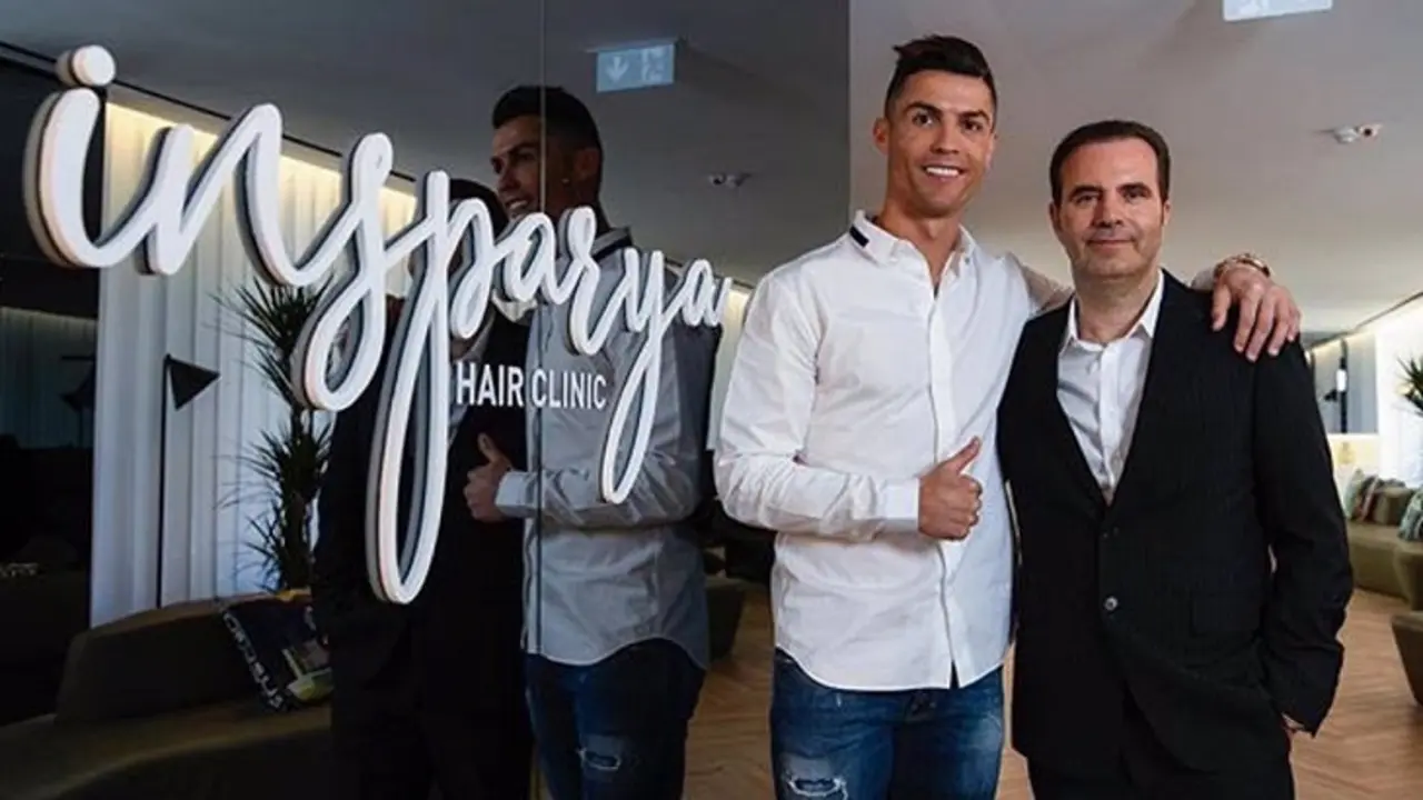 Cristiano Ronaldo y su socio en Isparya, Paulo Ramos. infosalus