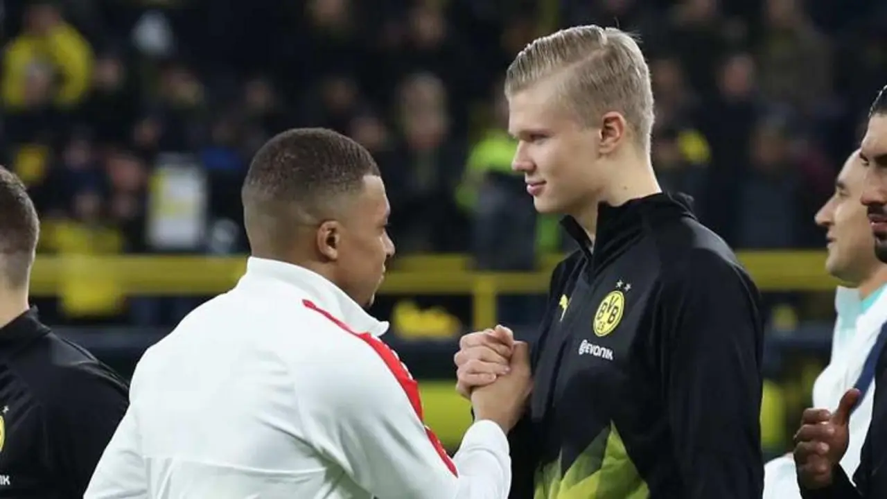 Kylian Mbapp&eacute; y Erling Halaand podr&iacute;an cruzar sus caminos en el Real Madrid. / Archivo Mundiario